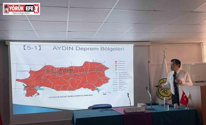 Japon Mühendis Moriwaki’den Aydın Lisesi’nde deprem konferansı