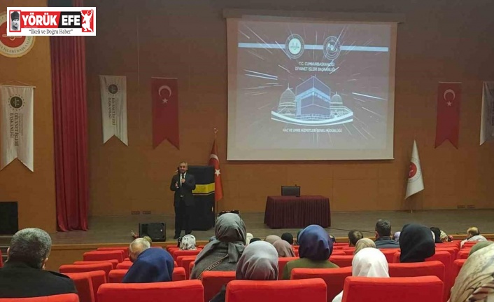 Aydın’da umreciler için ’Umre Hazırlık Kursu Eğitim Seminerleri’ düzenlendi