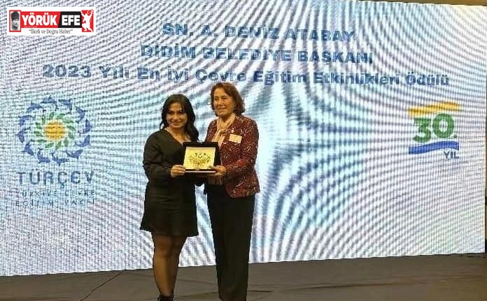 Didim Belediyesi’ne en iyi çevre eğitim ödülü