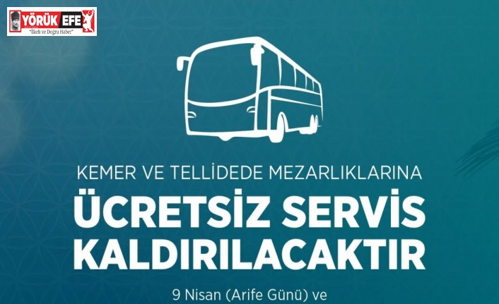 Efeler Belediyesi’nden mezarlık ziyaretleri için ücretsiz ulaşım desteği