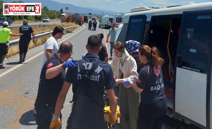 Aydın’da trafik kazası: 17 yaralı