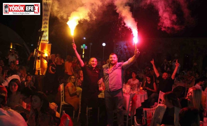 Galatasaray sevdalıları Aydın’da şampiyonluk için bir araya geldi