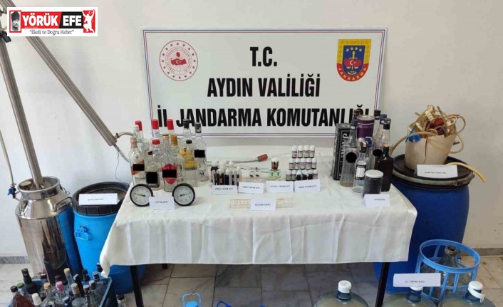 Kaçak alkol üretimine jandarma baskını: 1 gözaltı