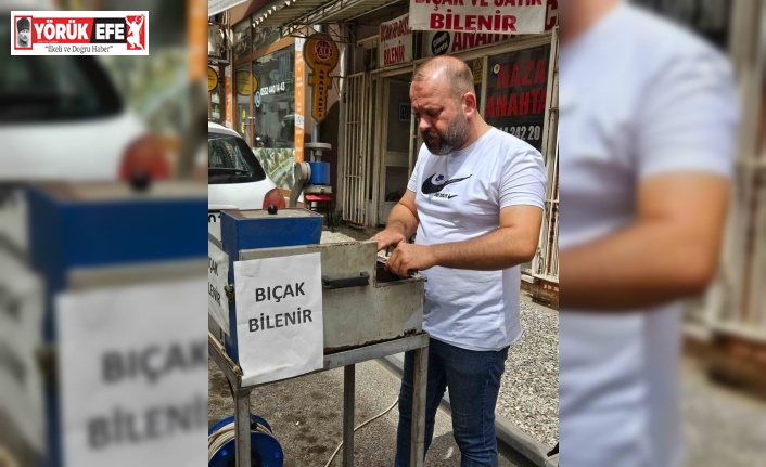 Bıçak bileme ustalarında ‘son gün’ telaşı