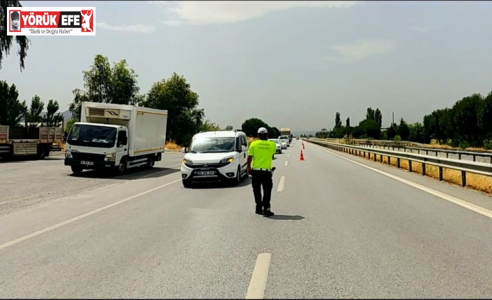 Çine’de bayram tatili trafik denetimleri artırıldı