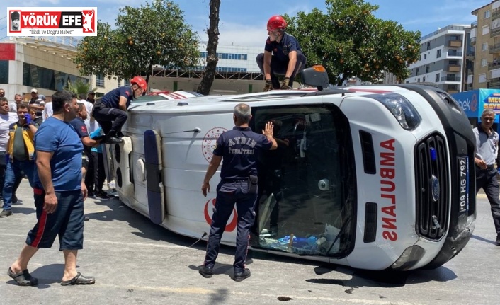 Devrilen ambulanstaki hasta hayatını kaybetti