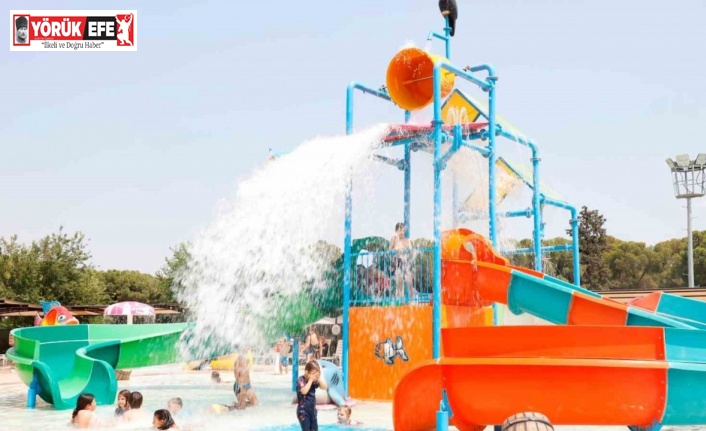 Aydın Tekstil Park’taki Aquapark çocukların gözdesi oldu