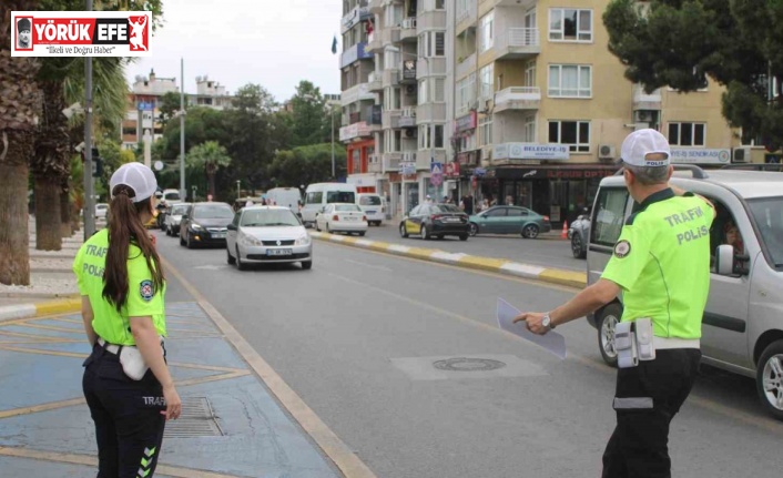 Aydın’da trafik ekiplerinden “KPSS” seferberliği