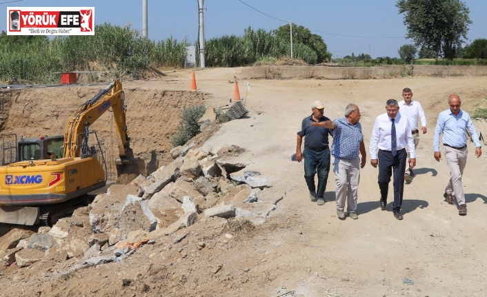 Başkan Güler, Çiftlik Mahallesi’nde yapımı devam eden yeni Köprü’yü inceledi