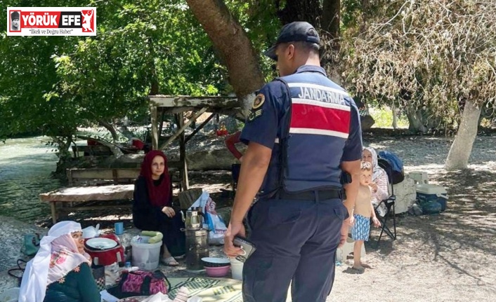 Bozdoğan’da jandarma ekipleri vatandaşları uyardı