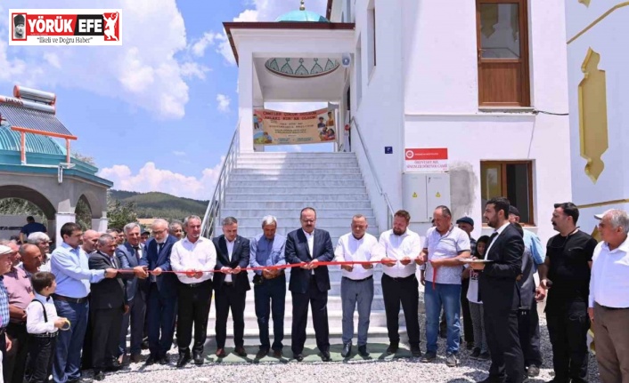 Bozdoğan’da yapımı tamamlanan camii ibadete açıldı