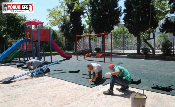 Efeler Belediyesi parklarda bakım ve onarım çalışmalarını sürdürüyor