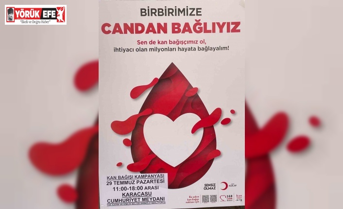 Karacasu Kaymakamlığı’ndan kan bağışı çağrısı