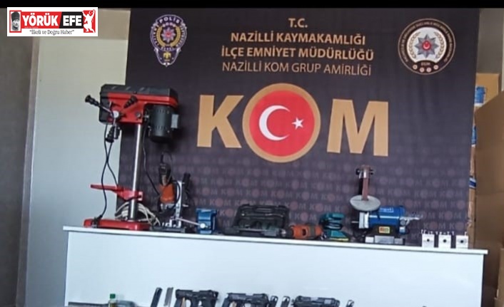 Nazilli polisinden silah operasyonu