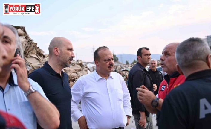 Söke Belediyesi’nden, Kipaş yangını söndürme çalışmalarına destek