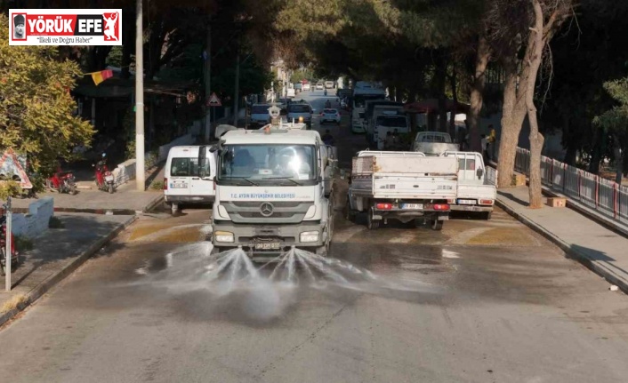 Aydın Büyükşehir Belediyesi’nden Acarlar’da temizlik seferberliği