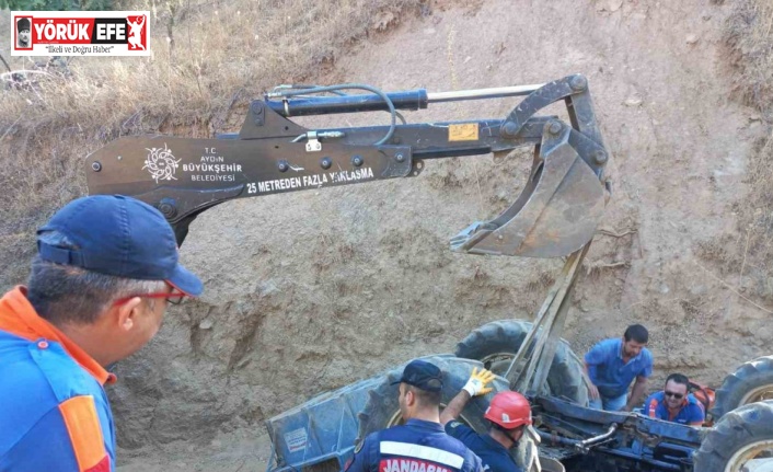 Bozdoğan’da traktör kazası: 1 ölü 6 yaralı