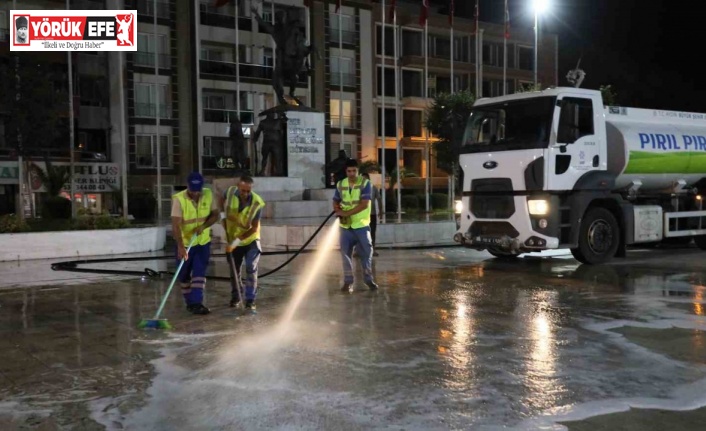 Büyükşehir İncirliova’da temizlik çalışması gerçekleştirdi