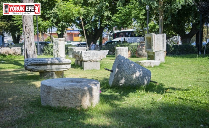 Kuşadası’nda vandalların son hedefi arkeolojik eserler oldu