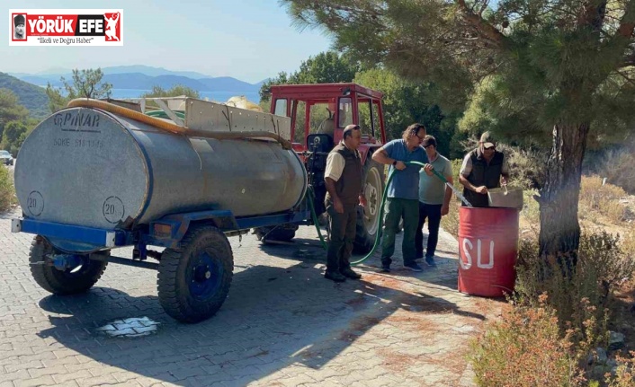 Milli Park’ta orman yangınına karşı bidonlu önlem