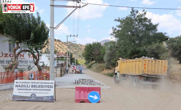 Ocaklı Mahallesi’nde bozulan yol yenilendi