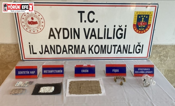 Pansiyon odasında uyuşturucu madde ile yakalandı