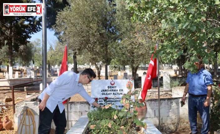 Şehit jandarma er Altun mezarı başında anıldı