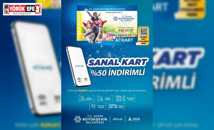 Aydın’da sanal kart ile kolay ve temassız ulaşım