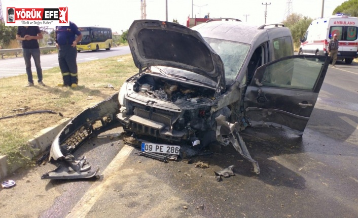 Buharkent’te trafik kazası: 2 yaralı