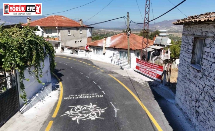 Büyükşehir’den Bozdoğan’da yol yapım çalışması