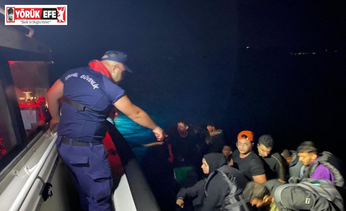 Mobil radar tarafından tespit edilen 21 düzensiz göçmen yakalandı