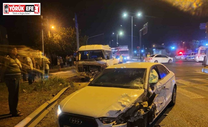 Nazilli’de zincirleme trafik kazası: 6 yaralı