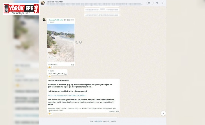 Polisin yaptığı denetimlerden kaçmak isteyenler ’whatsapp’ grubu kurmuş