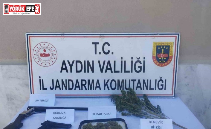 Ruhsatsız silah ve uyuşturucu bulunduran şüpheli yakalandı