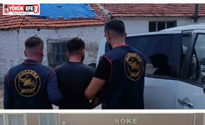 Söke’de aranan şahıslar jandarmadan kaçamadı