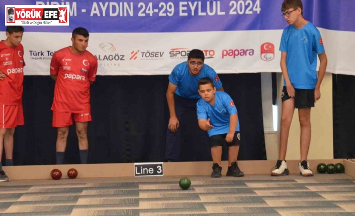 Türkiye’deki özel sporcular, Didim’deki bocce yarışmasına katıldı