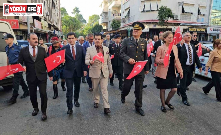 Atatürk’ün Nazilli’ye gelişinin 87. yıldönümü coşkuyla kutlandı