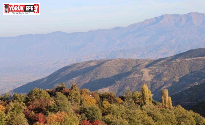 Aydın dağlarındaki sonbahar manzaraları mest ediyor