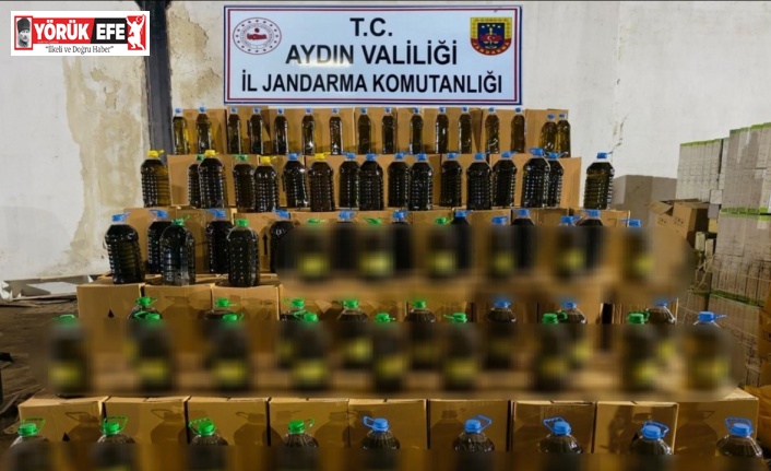 Aydın’da 6,5 ton sahte zeytinyağı ele geçirildi