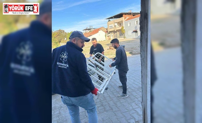 Germencik’te ikinci el eşyalar, ihtiyaç sahiplerine ulaştırılıyor