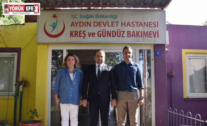 İl Sağlık Müdürü Şenkul, Aydın Devlet Hastanesi Kreşi’nde incelemelerde bulundu