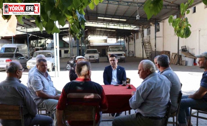 Karacasu Kaymakamı Gündoğdu, Ataeymir Mahallesi’nde vatandaşlarla buluştu