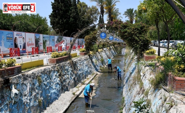 Kuşadası Belediyesi kent merkezinden geçen derenin ıslahına talip oldu