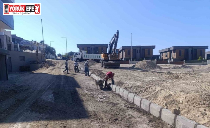 Kuşadası Belediyesi kente yeni yollar kazandırmak için kesintisiz çalışıyor