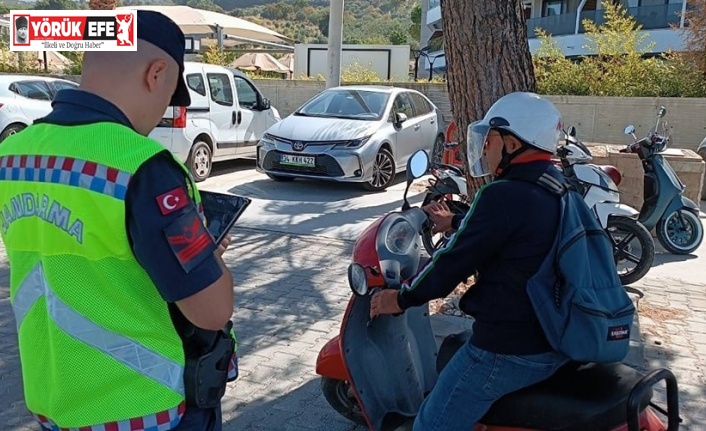 Motosiklette kask kullanımına dikkat çekildi