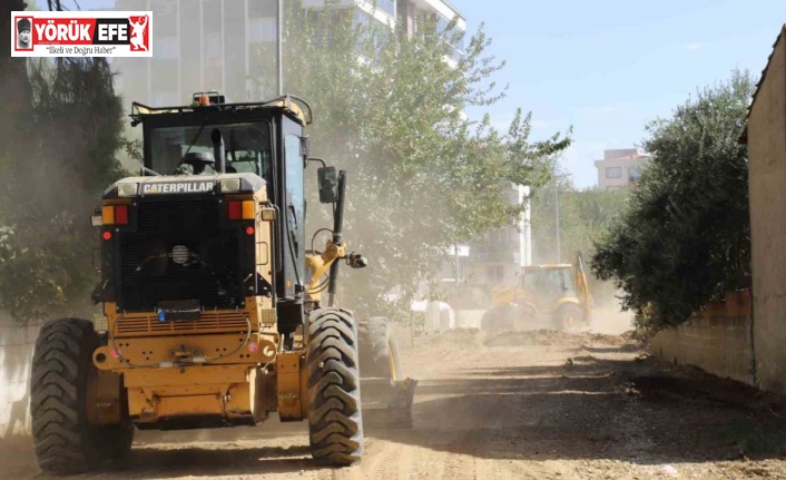 Nazilli’de yeni yol açma çalışmaları sürüyor