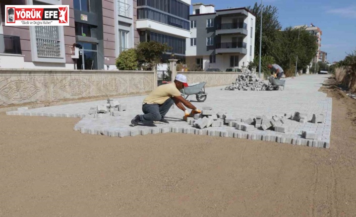 Nazilli’de yol çalışmaları sürüyor