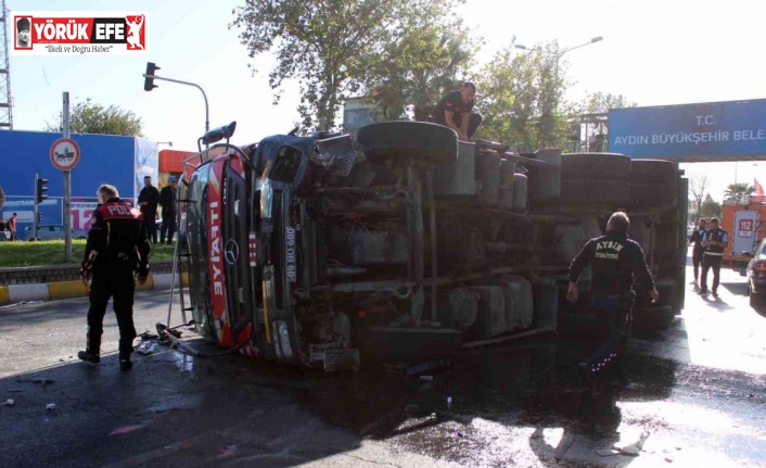 Yangına giden itfaiye aracı otomobil ile çarpıştı: 7 yaralı