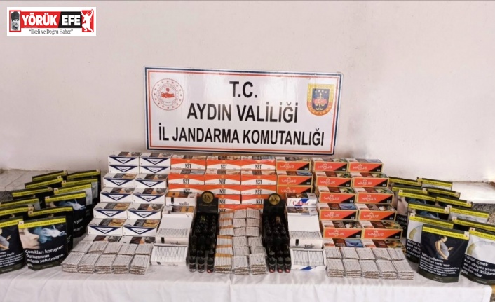 Aydın’da 115 kilo bandrolsüz tütün ele geçirildi