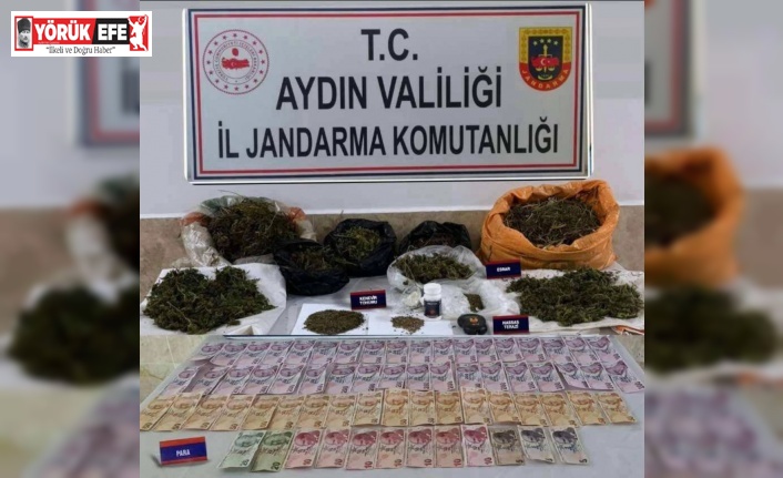 Aydın’da jandarma ekiplerinden uyuşturucu operasyonları: 33 gözaltı